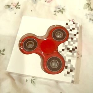 Red fidget spinner